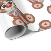 Rudolph Kerstmis Cadeaupapier (Rol Hoek)