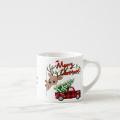 Rudolph Kerstmis -Persoonlijke espressokop Espresso Kop (Rechts)