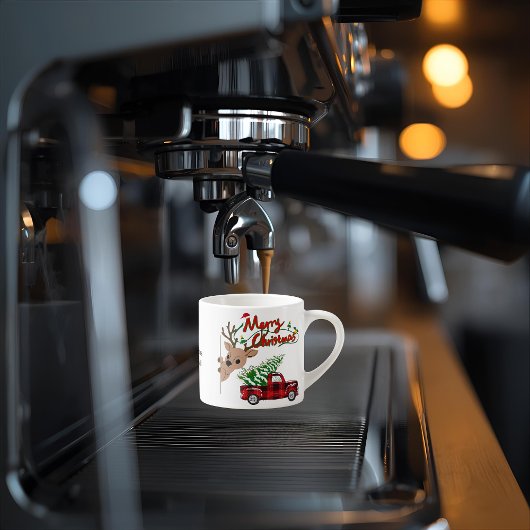 Rudolph Kerstmis -Persoonlijke espressokop Espresso Kop