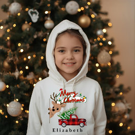 Rudolph Kerstmis - Persoonlijke Kinderen Hoodie