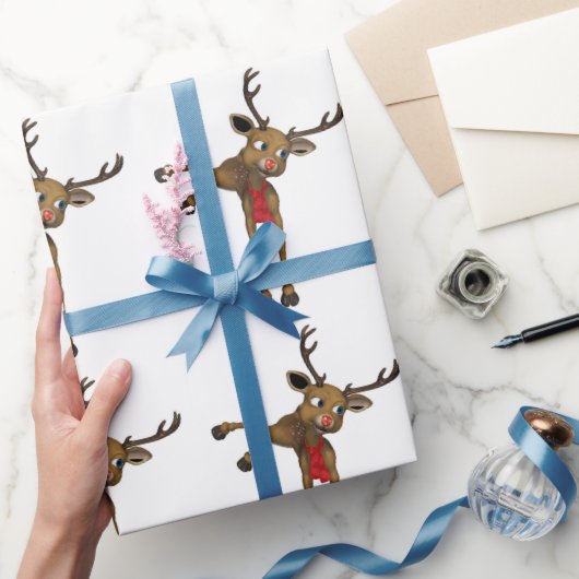 Rudolph-kerstreindeerpapier Cadeaupapier (Geschenken)