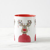 Rudolph Kerstverlichting Rendieren Mok (Midden)