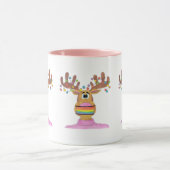 Rudolph LGBT Face Mask Reindeer Mok (Midden)