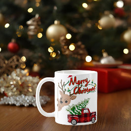 Rudolph Merry Christmas - Personalized Mug Koffiemok