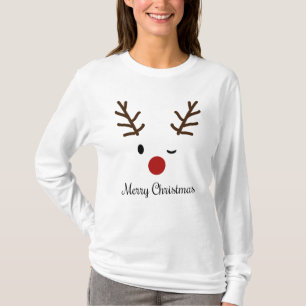 Rudolph Merry Kerstmis T-shirt