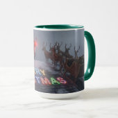 Rudolph, Not A Word Christmas Mug AI Used  Mok (Voorkant rechts)