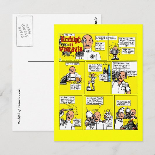 Rudolph of Vostavia - Briefkaart (Voorkant / Achterkant)