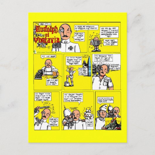 Rudolph of Vostavia - Briefkaart (Voorkant)