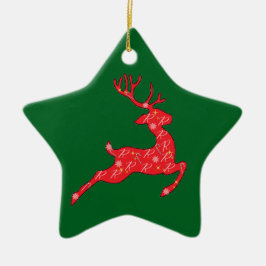 Rudolph Ornament Groen, Roze, Blauw...