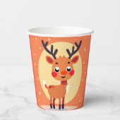 Rudolph Paper cup Papieren Bekers (Achterkant)