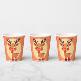 Rudolph Paper cup Papieren Bekers