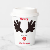 Rudolph Paper cup Papieren Bekers (Voorkant)