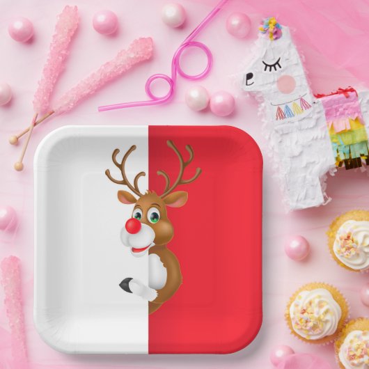Rudolph Papieren Bordje (Feest)