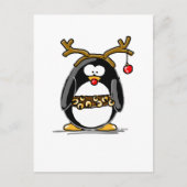 Rudolph penguin briefkaart (Voorkant)