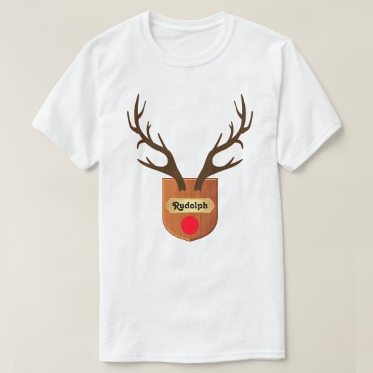 Rudolph Plaque T-shirt (Design voorkant)