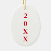 Rudolph Powering Antenna met Nose Xmas Ornament (Achterkant)