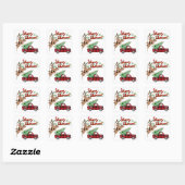 Rudolph Prettig Kerstfeest - Sticker (Vel)
