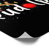 Rudolph Red Nose Funny Kids Reindeer Christmas Lig Poster (Hoek)