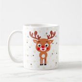 Rudolph Red Nose Reindeer Coffee Mok (Links)