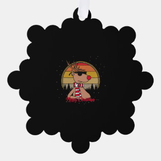 Rudolph Red Nose Reindeer - Kerstmis Ornament Kaart