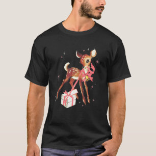 Rudolph Red Nose Reindeer met Kerstmis familie Paj T-shirt