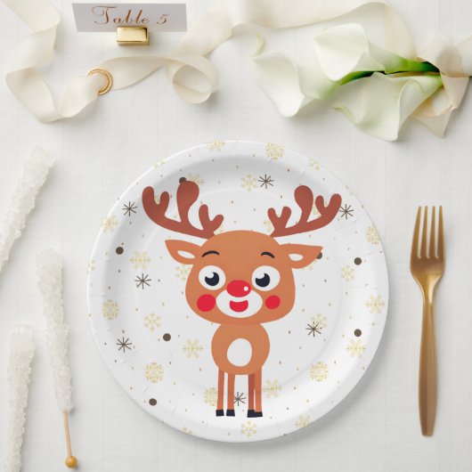 Rudolph Red Nose Reindeer Paper Bord (Huwelijk)
