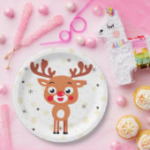 Rudolph Red Nose Reindeer Paper Bord (Feest)