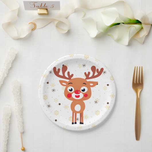 Rudolph Red Nose Reindeer Paper Bord (Huwelijk)
