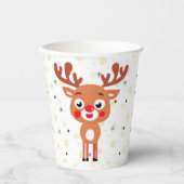 Rudolph Red Nose Reindeer Papieren beker (Voorkant)