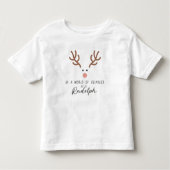Rudolph Red Nosed Reindeer Fun Kinder Shirts (Voorkant)