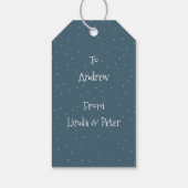 Rudolph Reindeer Cadeaulabel (Achterkant)