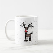 Rudolph Reindeer Koffiemok (Links)
