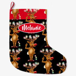 Rudolph Rendier aangepaste meisjes kerstkous Grote Kerstsok