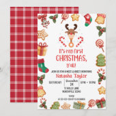 Rudolph Rendier, KERST Baby Ontmoet & Groet Kaart (Voorkant / Achterkant)