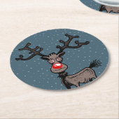 Rudolph rendieren papier Onderzetter (Gebogen)