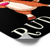 Rudolph Santas Reindeers Family Matching Outfit Ch Poster (Hoek)