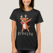 Rudolph Santas Reindeers Family Matching Outfit Ch T-shirt (Voorkant)