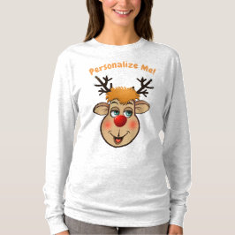 Rudolph - Santa's Roodgestreepte renrenrenrendiert T-shirt