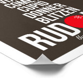 Rudolph Simple Print (Hoek)