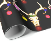 Rudolph Skull Cadeaupapier (Rol Hoek)