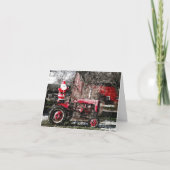 Rudolph Stole My Slape Kerstfeestkaartje Feestdagen Kaart (Voorkant)