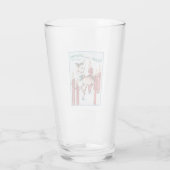 Rudolph Strutting Drink glas (Achterkant)