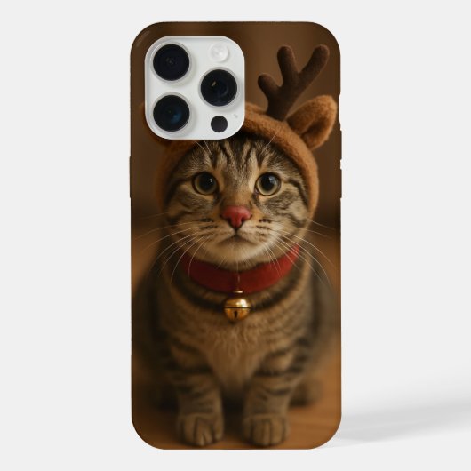 Rudolph the Cat iPhone 15 Pro Max Case iPhone Hoesje (Achterkant)