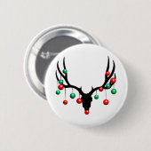 Rudolph the Dead Nosed Reindeer Ronde Button 5,7 Cm (Voorkant /achterkant)