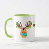 Rudolph the Face Mask Reindeer Mok (Links)