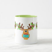 Rudolph the Face Mask Reindeer Mok (Midden)