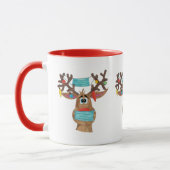 Rudolph the Face Mask Reindeer Mok (Links)
