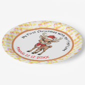 Rudolph the Red Nose Papieren Bordje (Gekanteld)