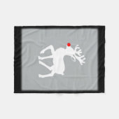 Rudolph the Red Nose Reindeer Fleece Deken (Voorkant (Horizontaal))