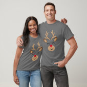 Rudolph The Red Nose Reindeer Kerstmis Pajama Gir T-shirt (Unisex)